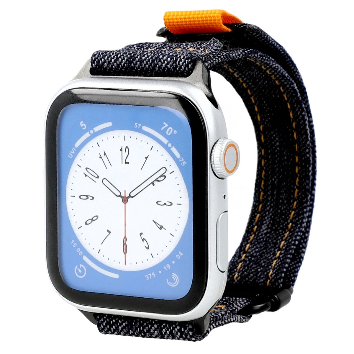 Pasek Bizon Strap Watch Urban do Apple Watch 44/45/46/49mm Niebieski jeans