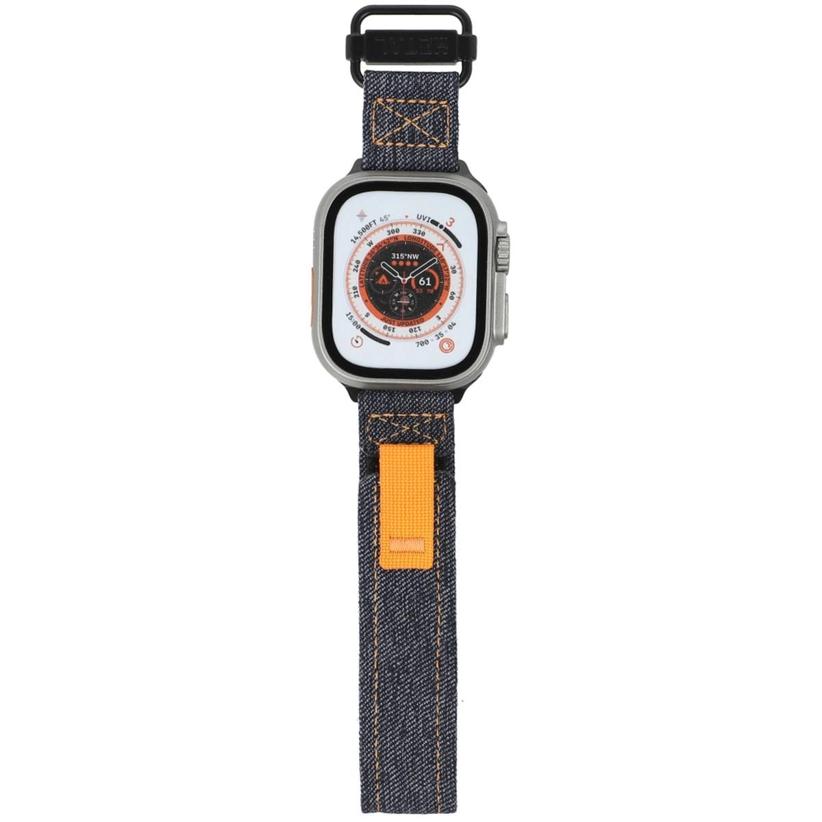 Pasek Bizon Strap Watch Urban do Apple Watch 44/45/46/49mm Niebieski jeans
