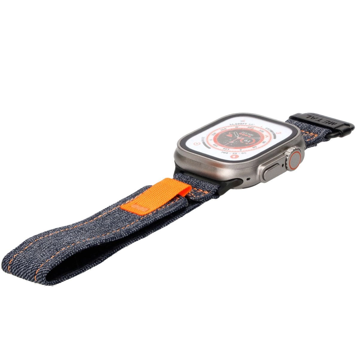 Pasek Bizon Strap Watch Urban do Apple Watch 44/45/46/49mm Niebieski jeans