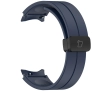 Pasek Bizon Strap Watch Silicone L do Galaxy Watch FE/7/6/6 Classic/5/5 Pro/4/4 Classic Granatowy
