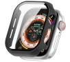 Nakładka na tarczę Bizon ze szkłem do Apple Watch 10 46mm Czarny