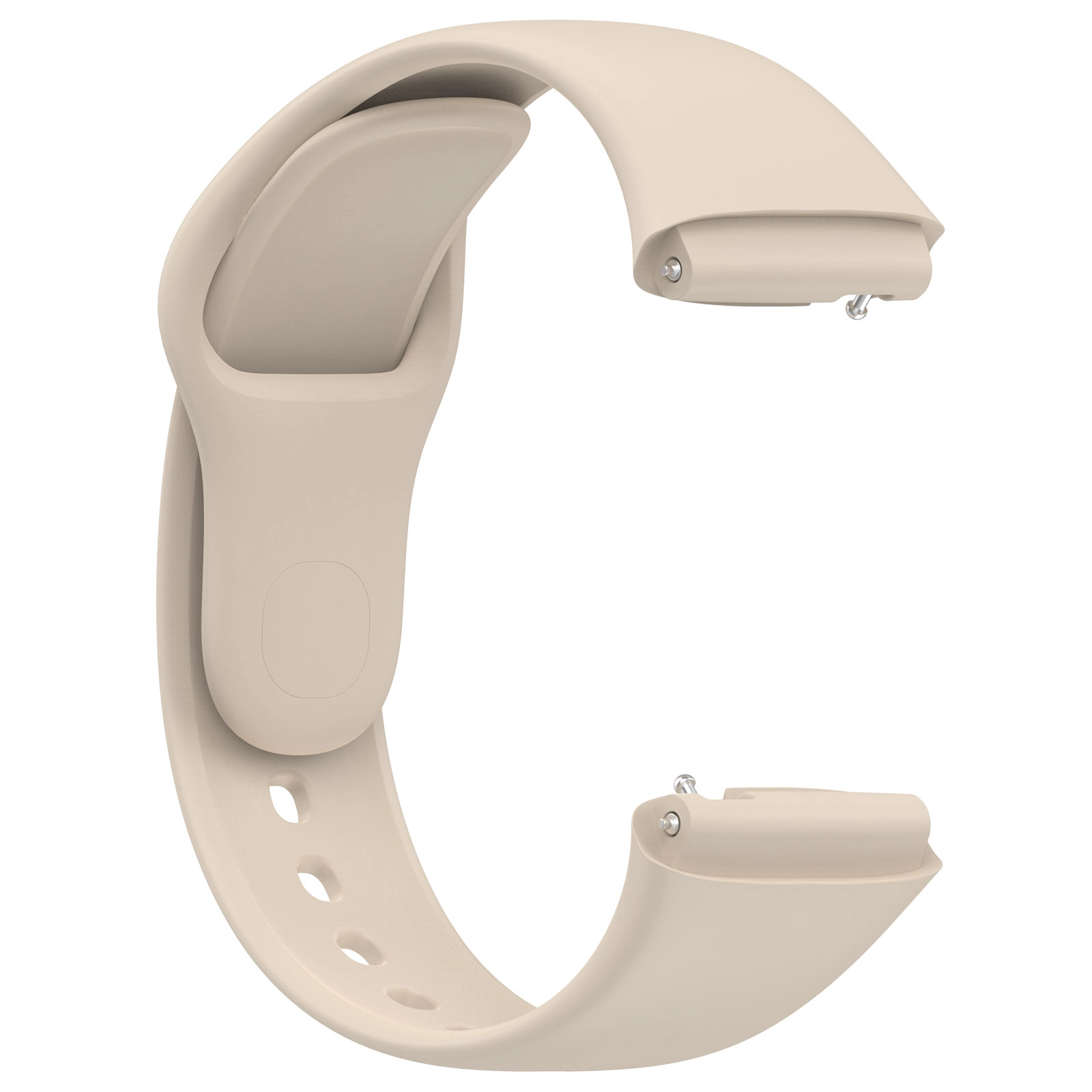 Pasek Bizon Strap Watch Dots do Xiaomi Redmi Watch 3 Active Beżowy