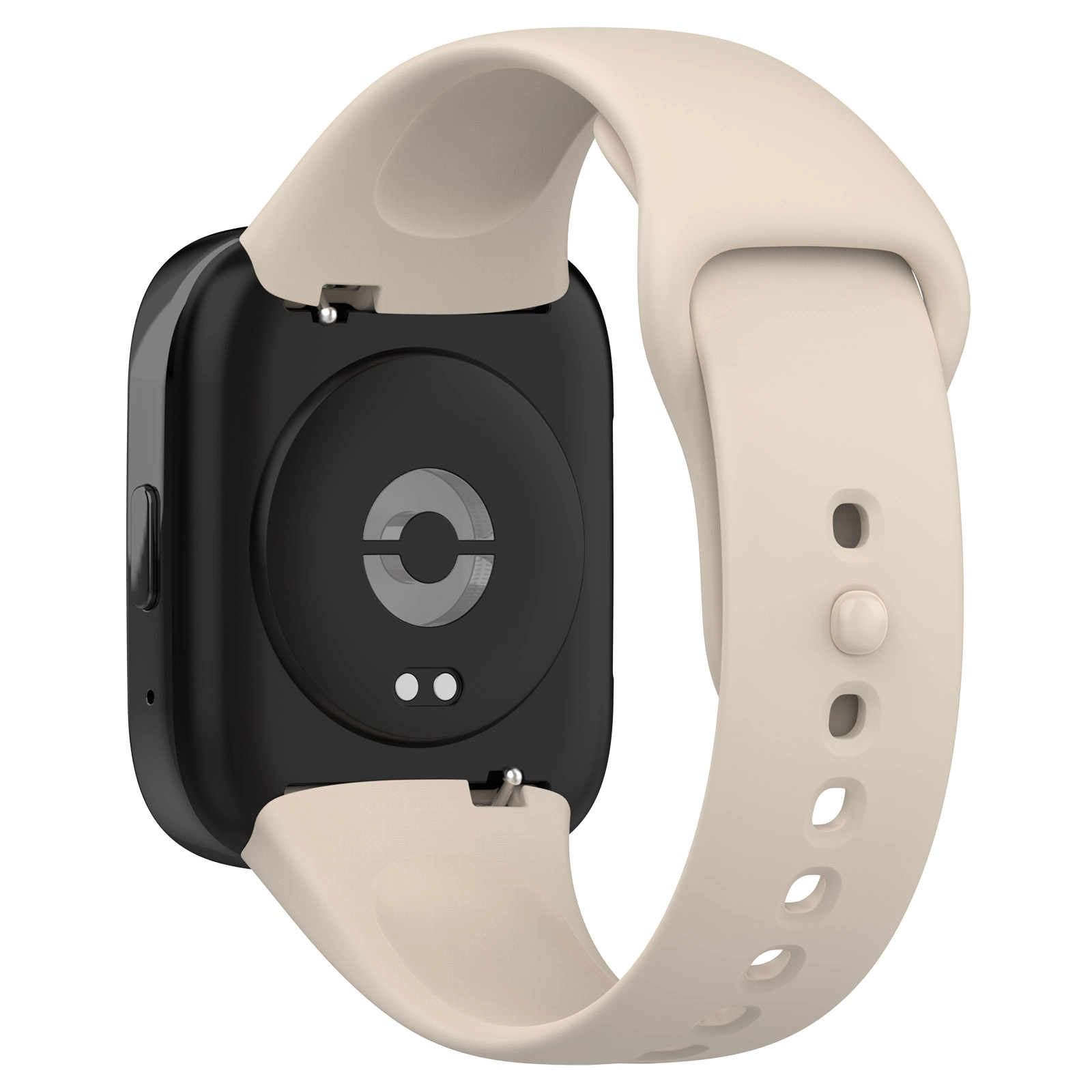 Pasek Bizon Strap Watch Dots do Xiaomi Redmi Watch 3 Active Beżowy