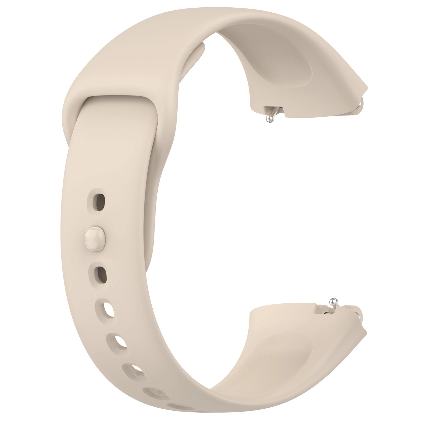 Pasek Bizon Strap Watch Dots do Xiaomi Redmi Watch 3 Active Beżowy