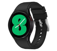 Bizon Strap Watch Silicone Pro do Galaxy Watch 20mm Czarny