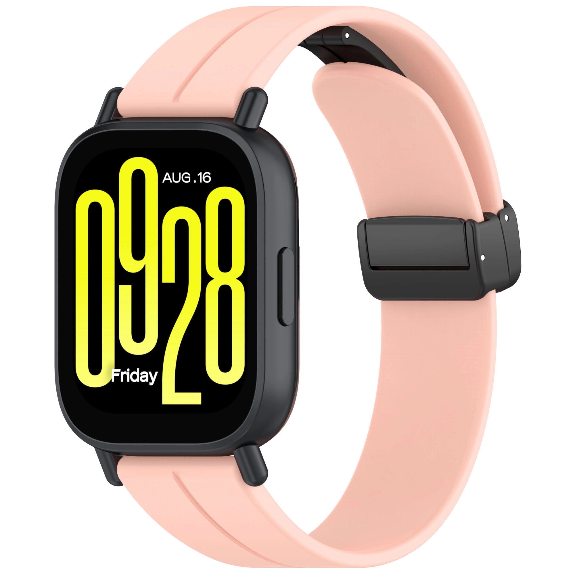 Pasek Bizon Strap Watch Silicone L 22mm do smartwatcha Różowy