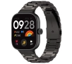 Bransoleta Bizon ze stali nierdzewnej Aura do Xiaomi Smart Band 9 Pro/8 Pro / Redmi Watch 5/4 Czarny