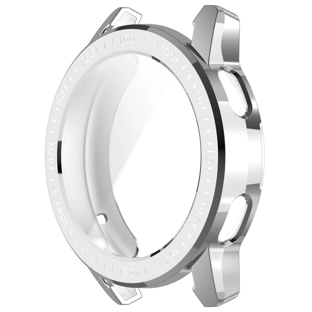 Nakładka na tarczę Bizon Felipe do Xiaomi Watch S3 47mm Srebrny