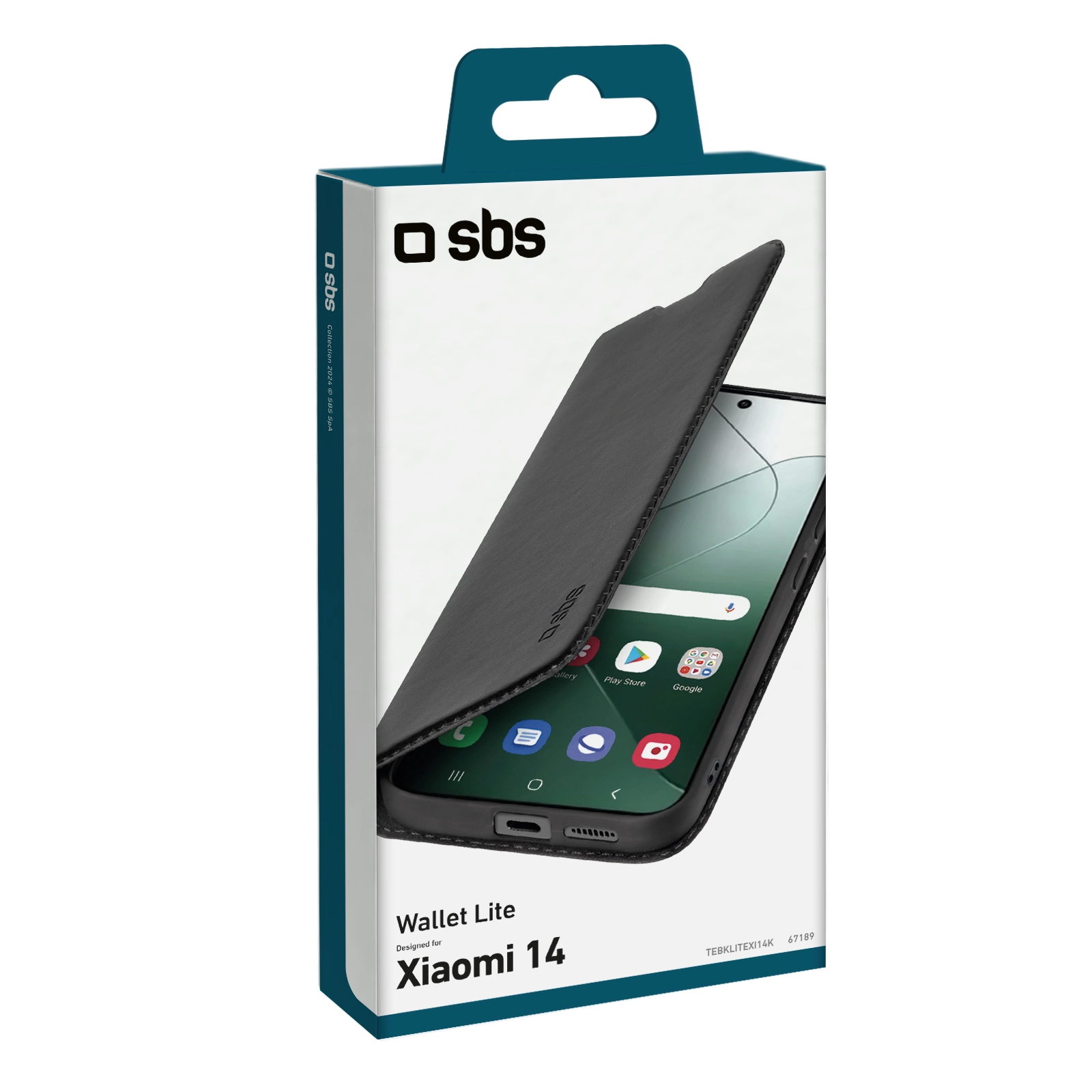 Etui SBS Wallet Lite do Xiaomi 14 Czarny