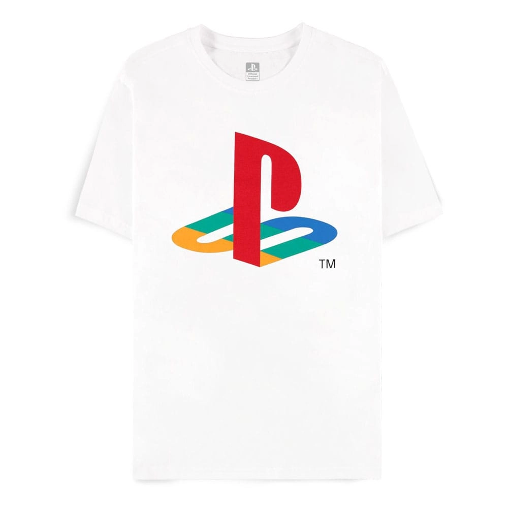 Koszulka Difuzed PlayStation - Logo XL Biały
