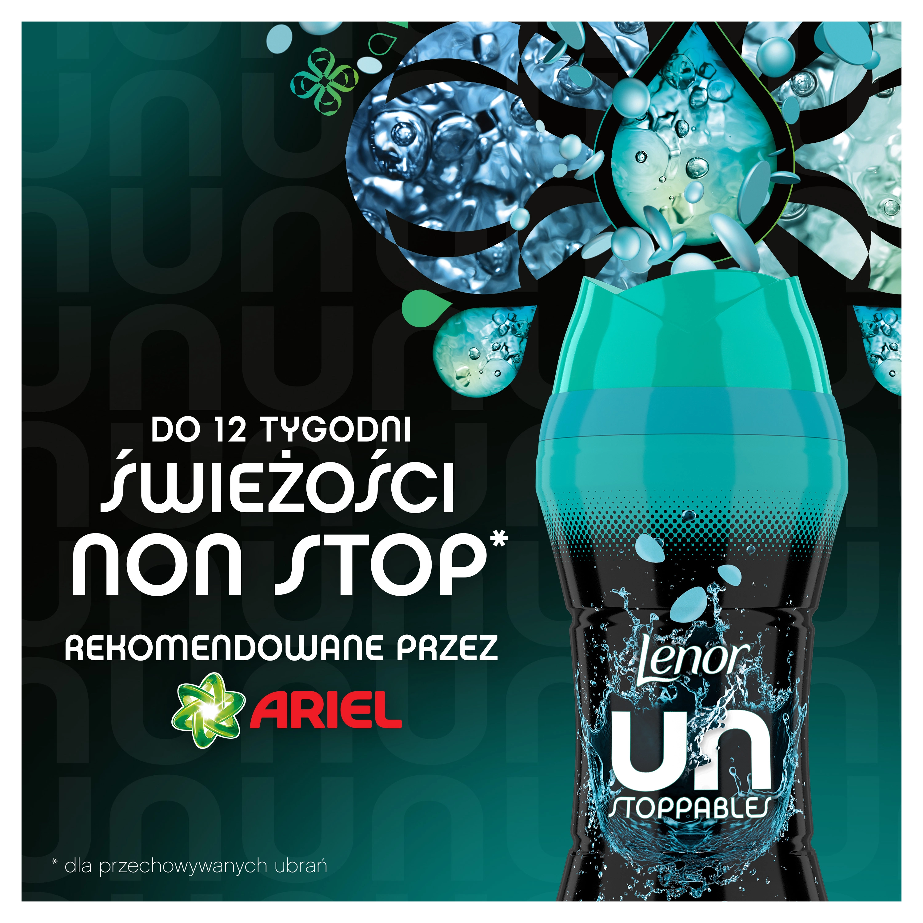 Zapach do pralki Lenor Unstoppables Fresh 495g