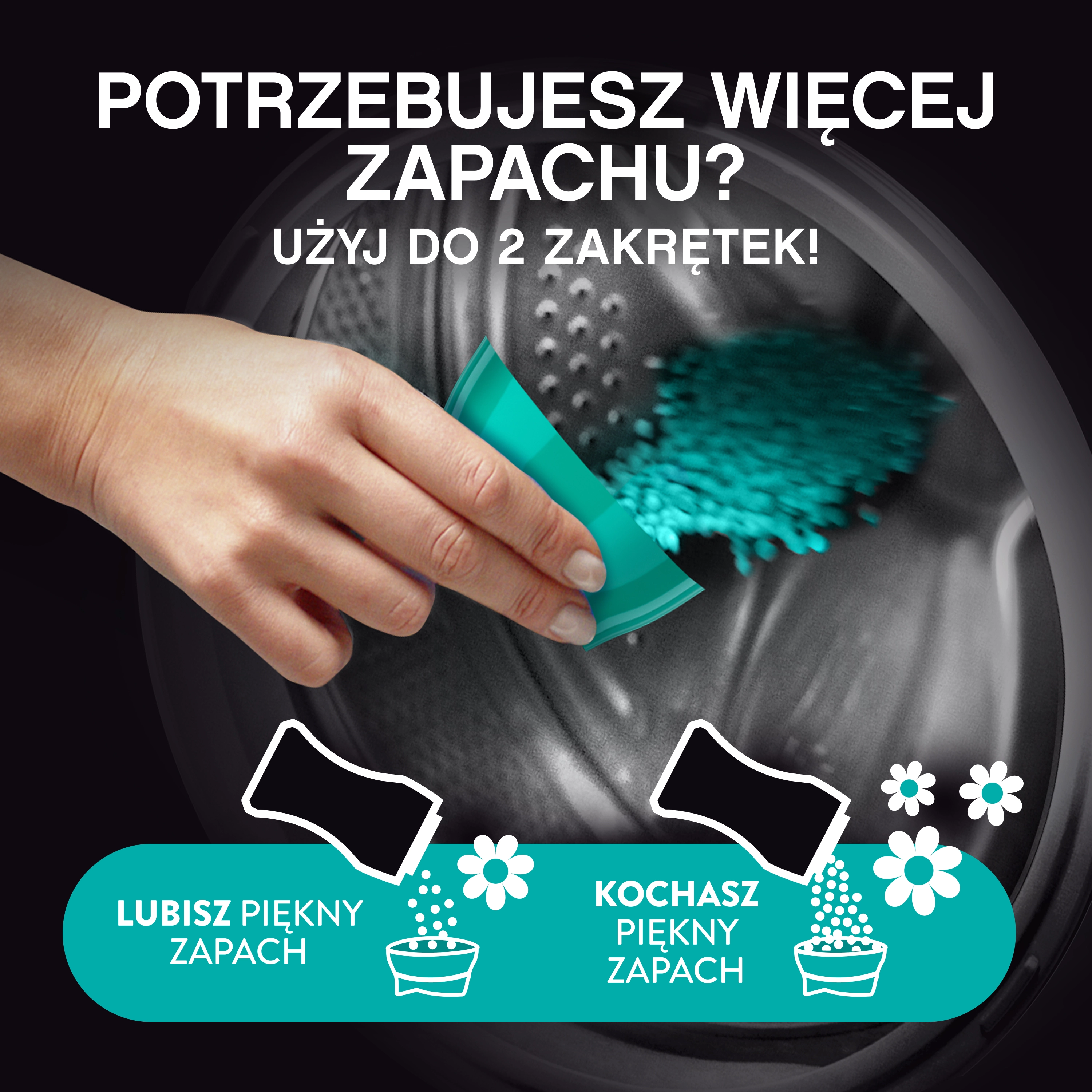 Zapach do pralki Lenor Unstoppables Fresh 495g