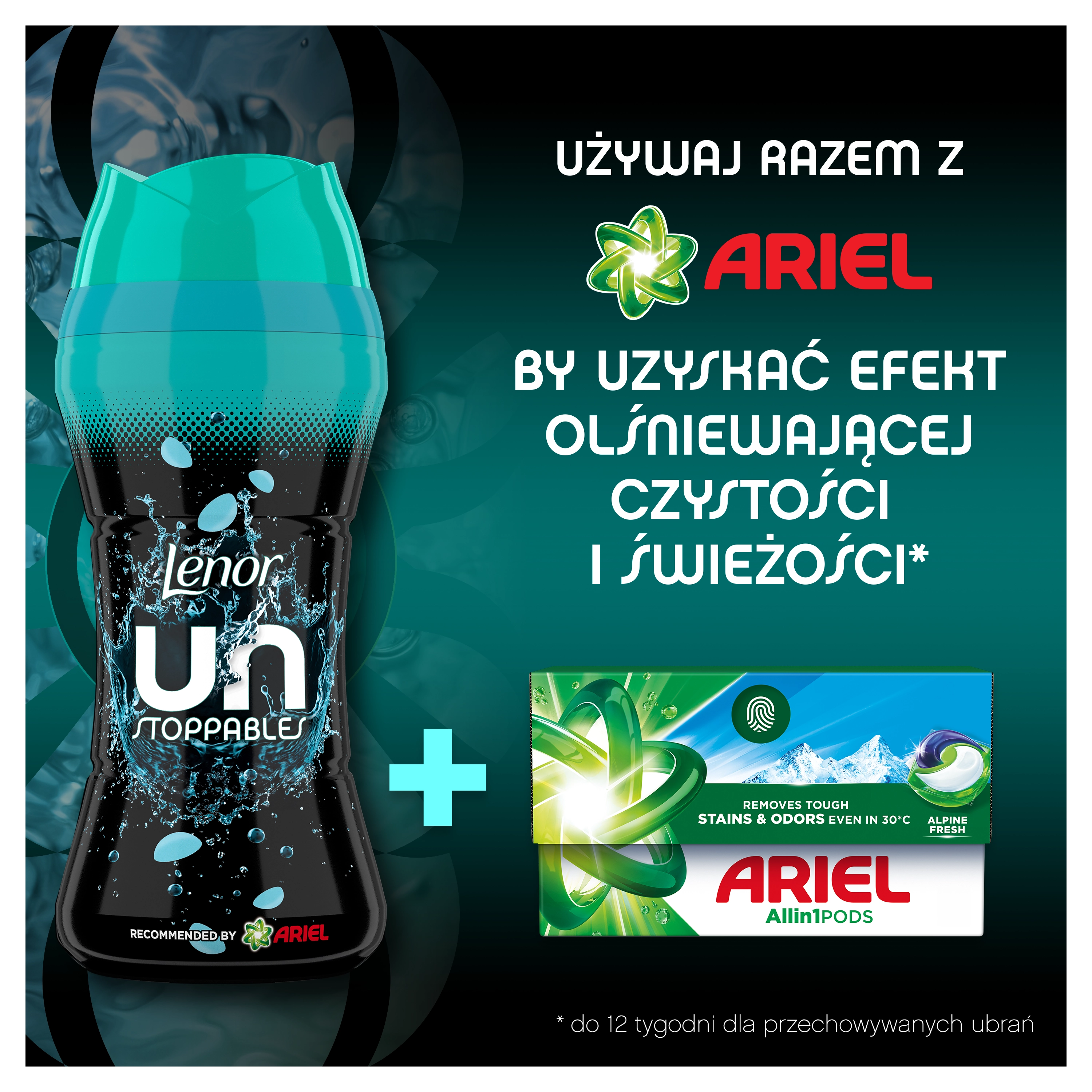 Zapach do pralki Lenor Unstoppables Fresh 495g