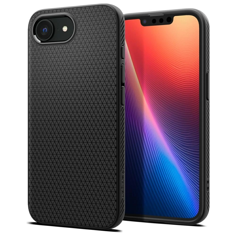 Etui Spigen Liquid Air do iPhone 16e Czarny