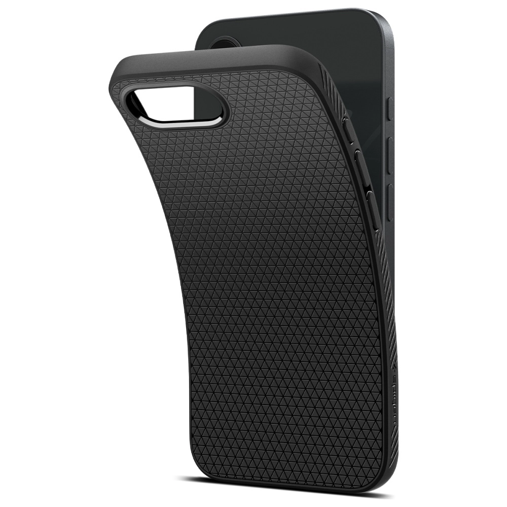 Etui Spigen Liquid Air do iPhone 16e Czarny