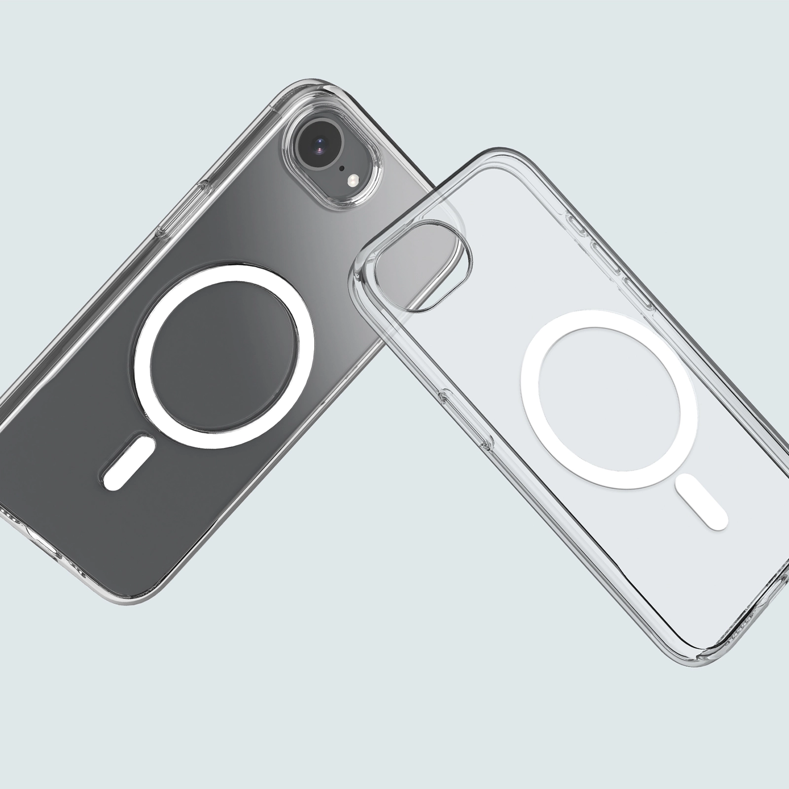 Etui Puro Lite Mag do iPhone 16e Przezroczysty