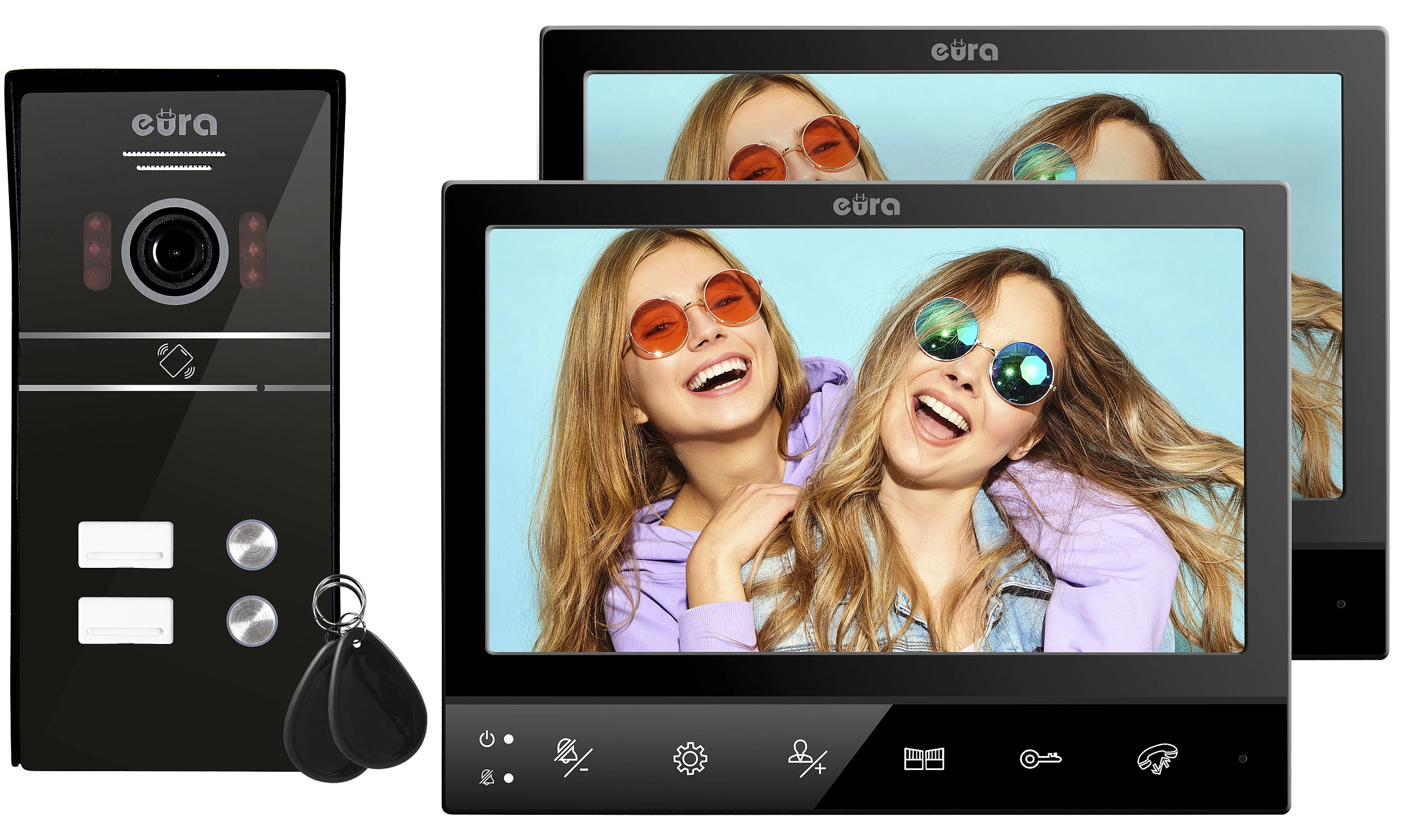 Wideodomofon Eura-Tech Eura VDP-80C5 Czarny