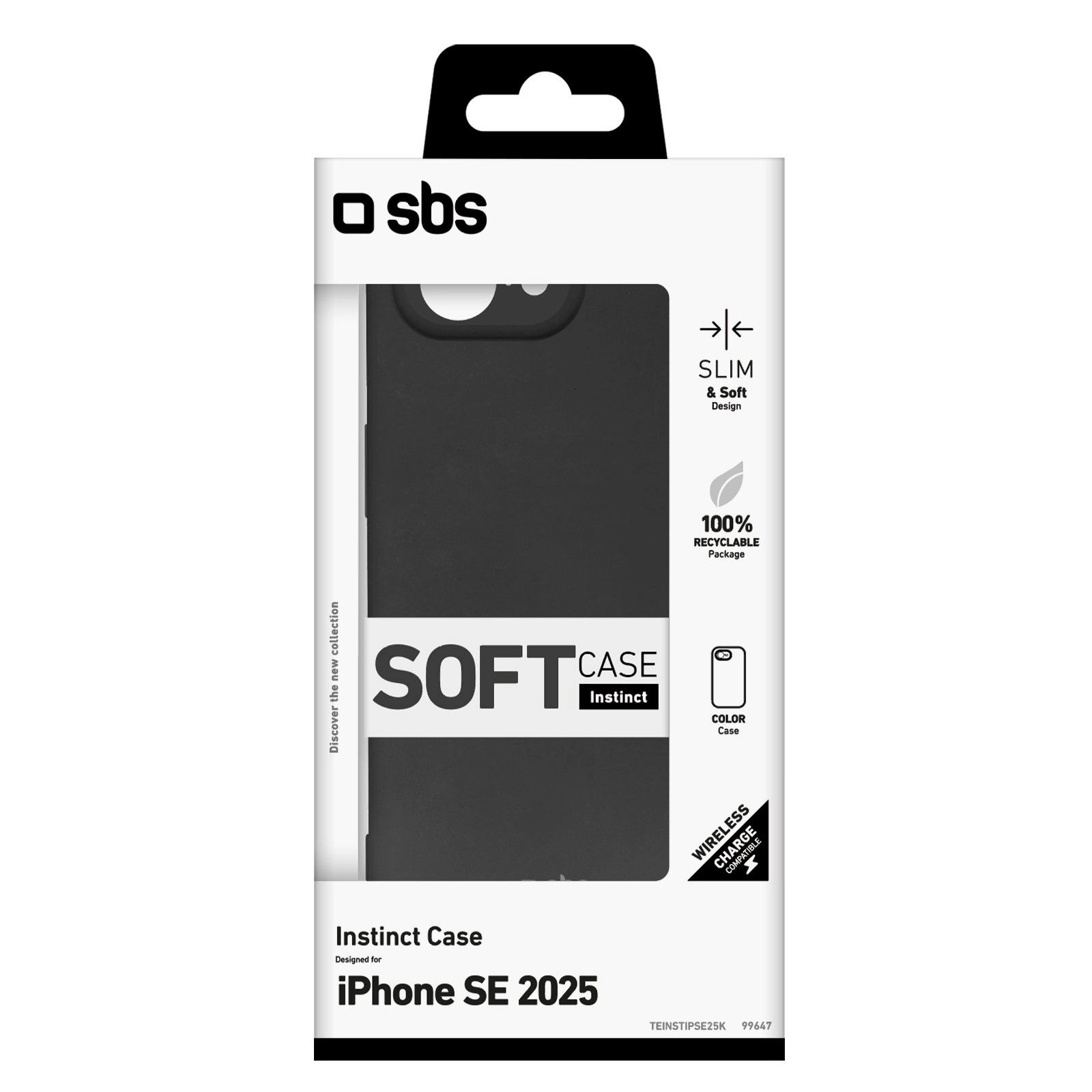 Etui SBS Instinct do iPhone 16e Czarny