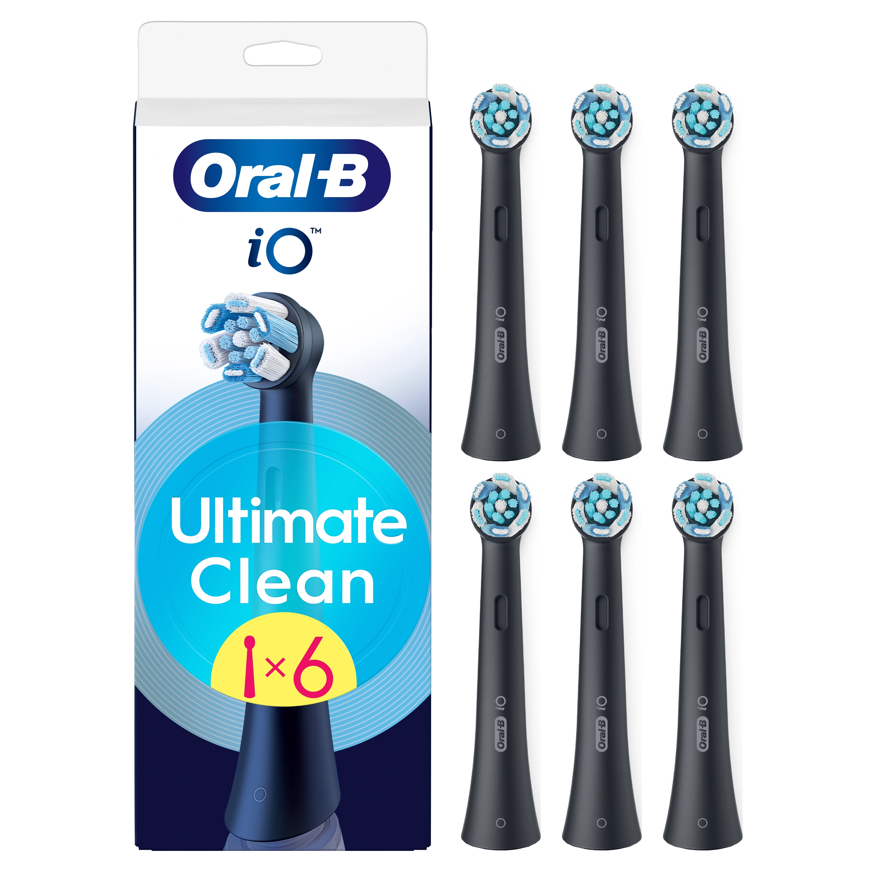 Końcówka do szczoteczki Oral-B  iO Ultimate Clean Black 6szt.