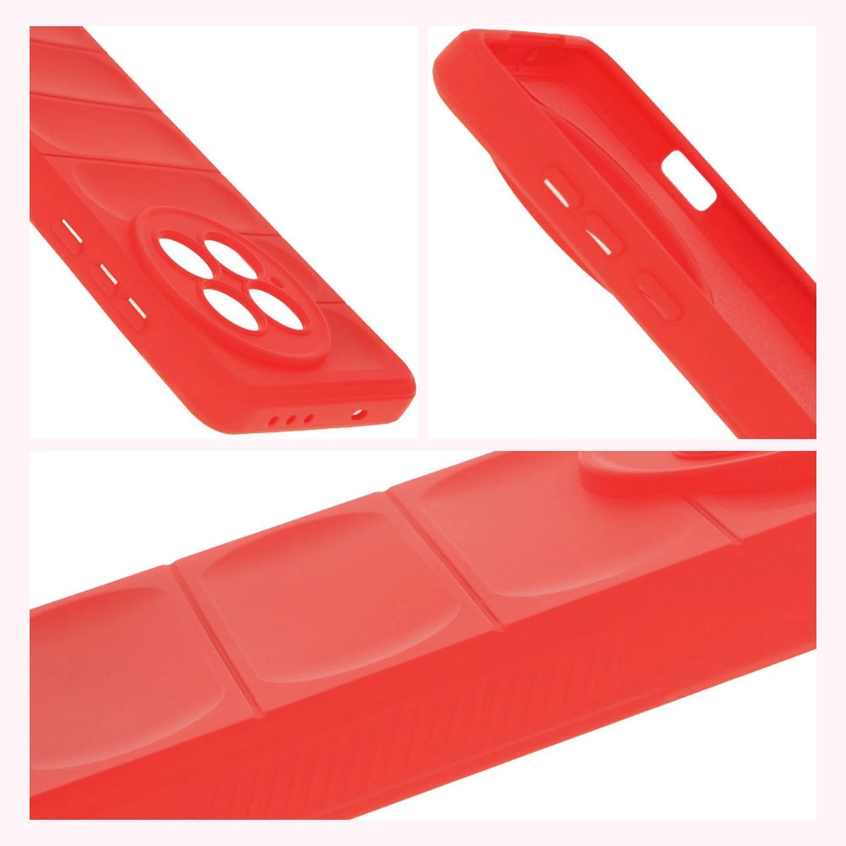 Etui Bizon Tur do OnePlus 13 Czerwony
