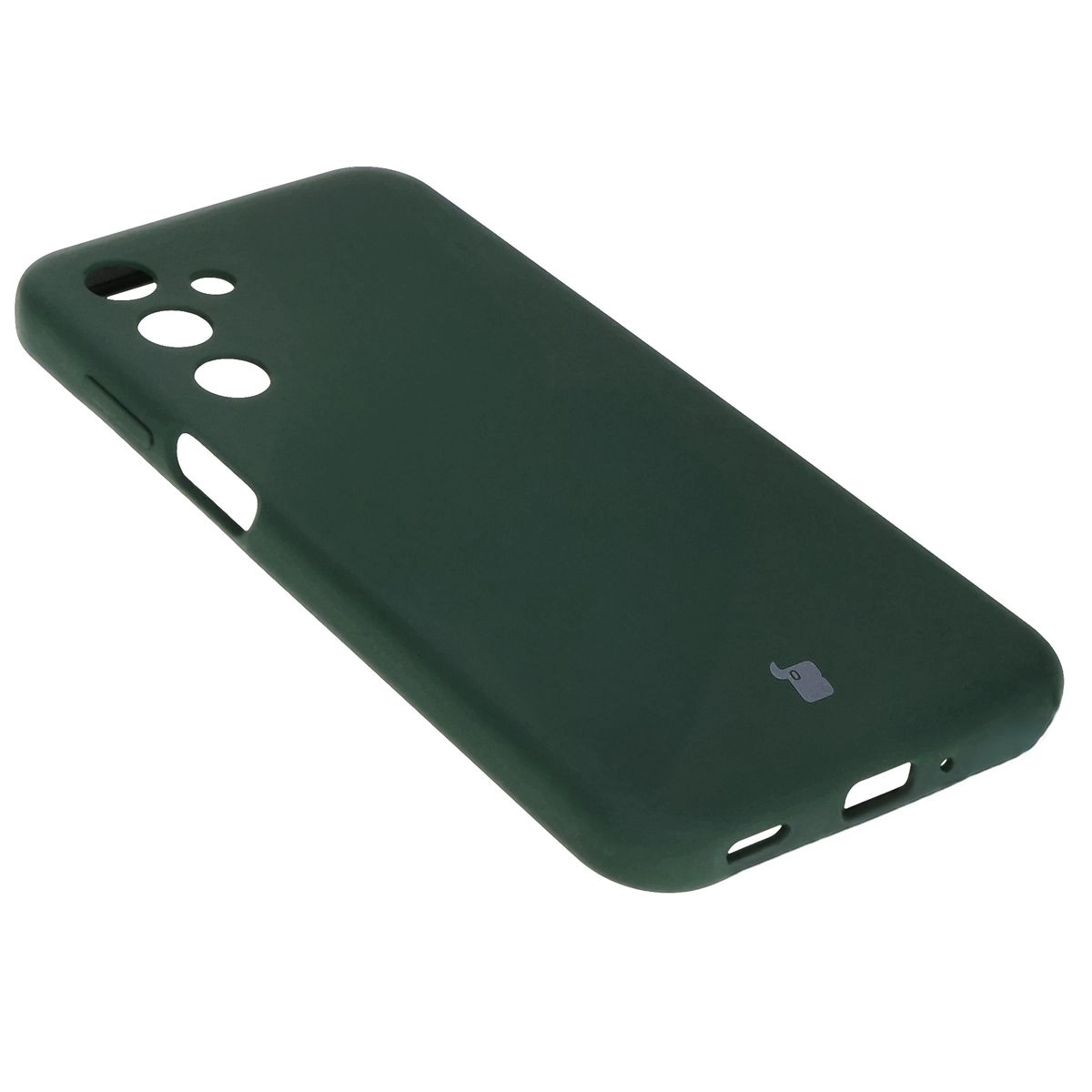 Etui Bizon Silikonowe Soft do Galaxy M35 5G Ciemnozielony