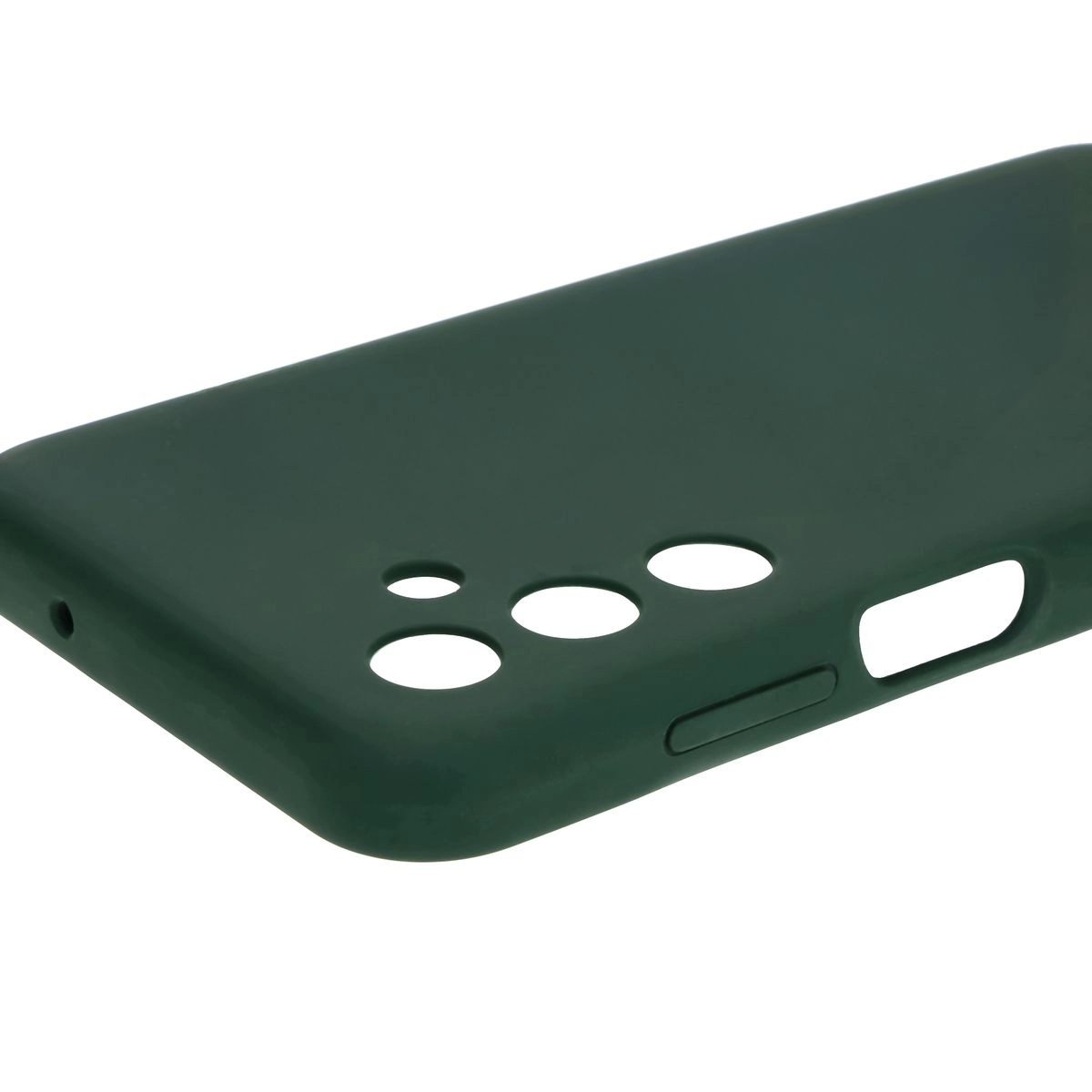 Etui Bizon Silikonowe Soft do Galaxy M35 5G Ciemnozielony