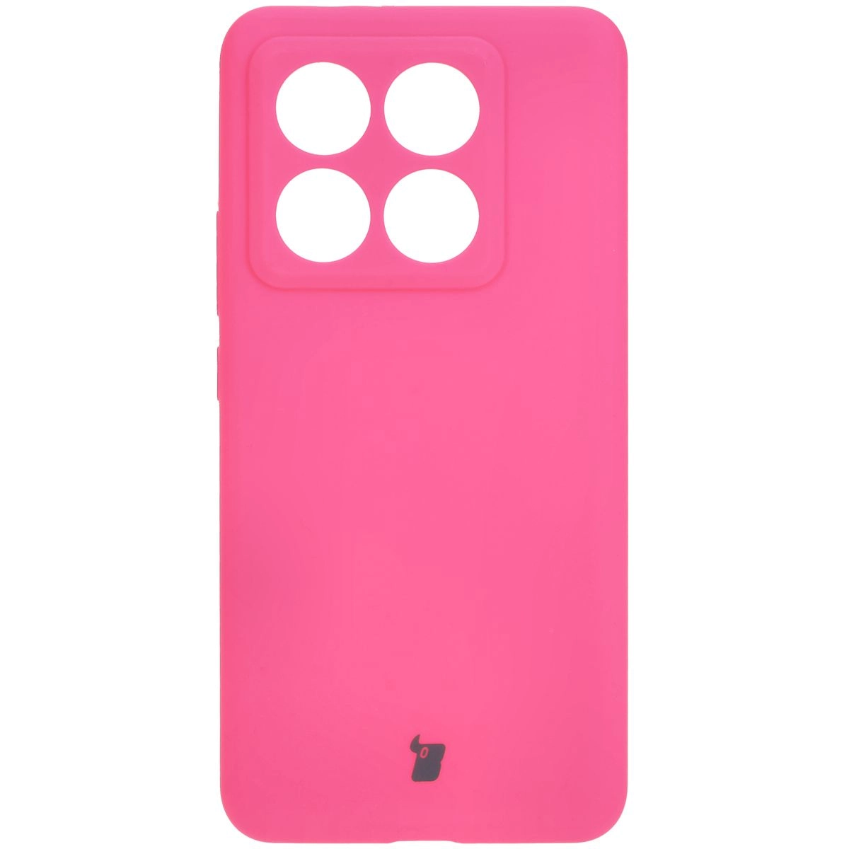 Etui Bizon Silikonowe Soft do Xiaomi 14T Pro Neonowo-różowy