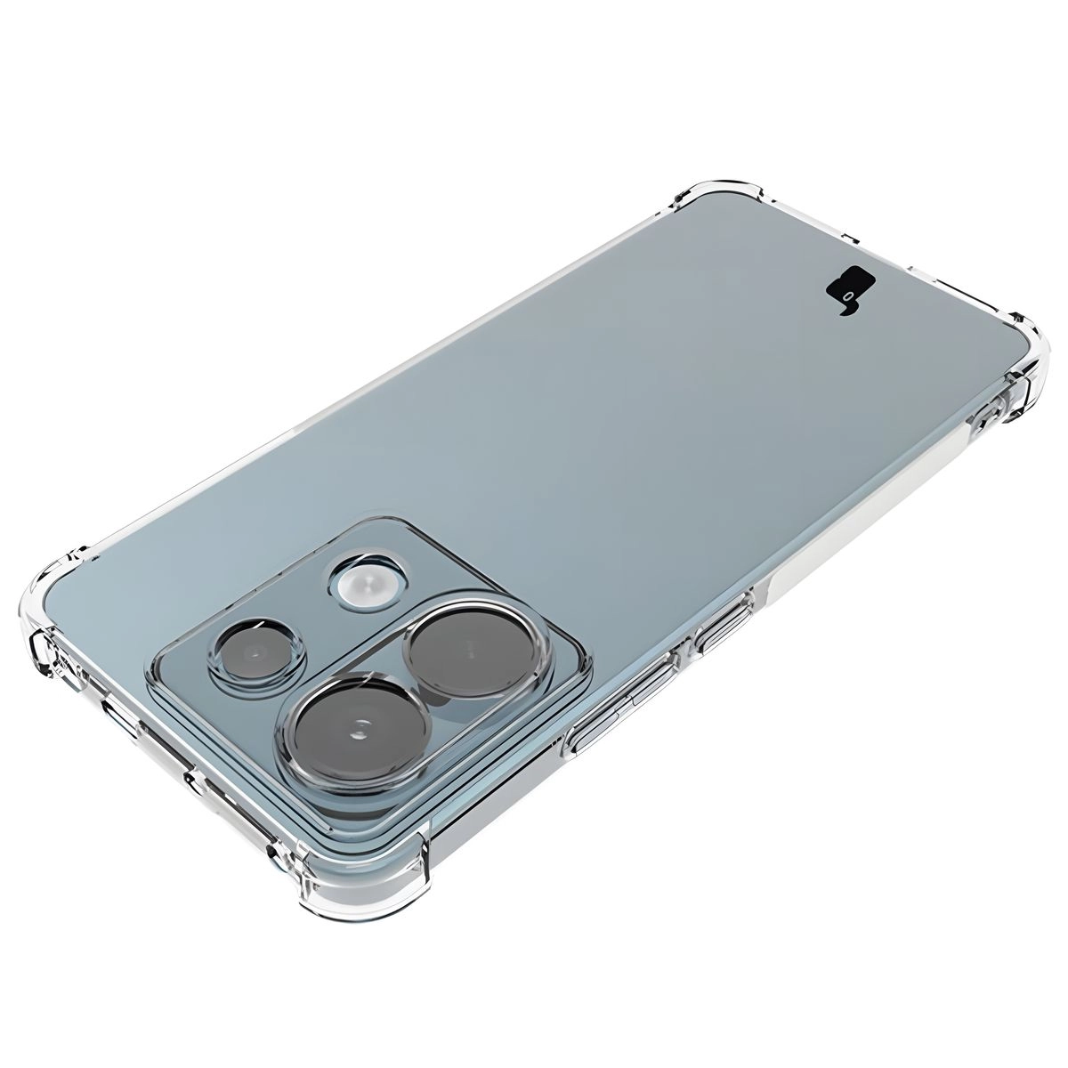 Etui Bizon Elastyczne Salpa do Poco X6 / Xiaomi Redmi Note 13 Pro 5G Przezroczysty