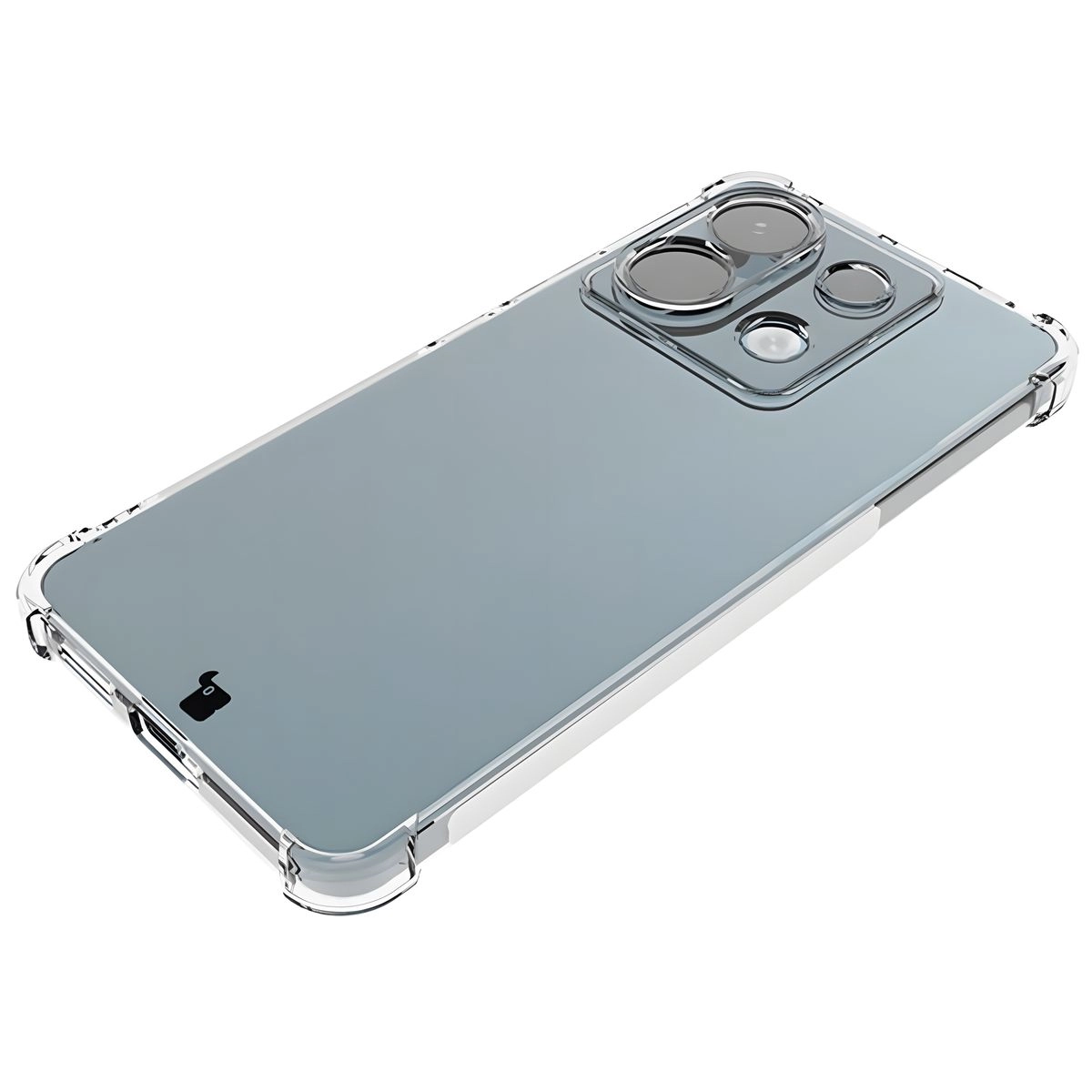 Etui Bizon Elastyczne Salpa do Poco X6 / Xiaomi Redmi Note 13 Pro 5G Przezroczysty
