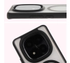 Etui Bizon MatteO z MagSafe do Xiaomi Redmi Note 14 Pro 5G / 14 Pro Plus 5G / Poco X7 Półprzezroczyste z czarną ramką