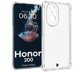 Etui Bizon Elastyczne Salpa do Honor 200 Przezroczysty