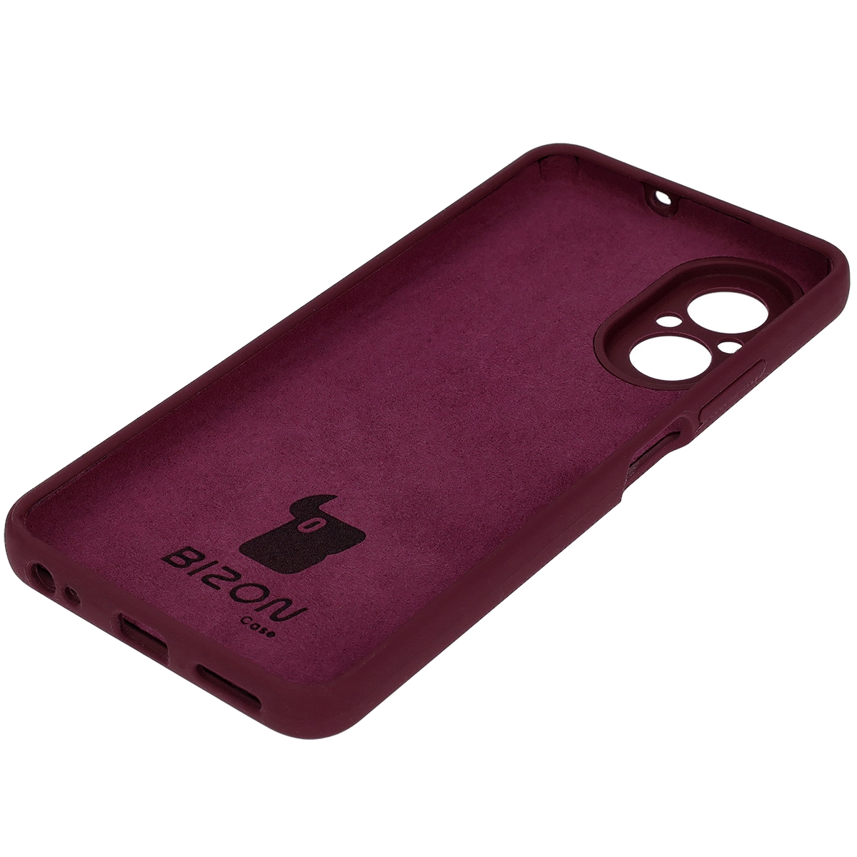 Etui Bizon Silikonowe Soft do Realme C67 4G Ciemno-fioletowy
