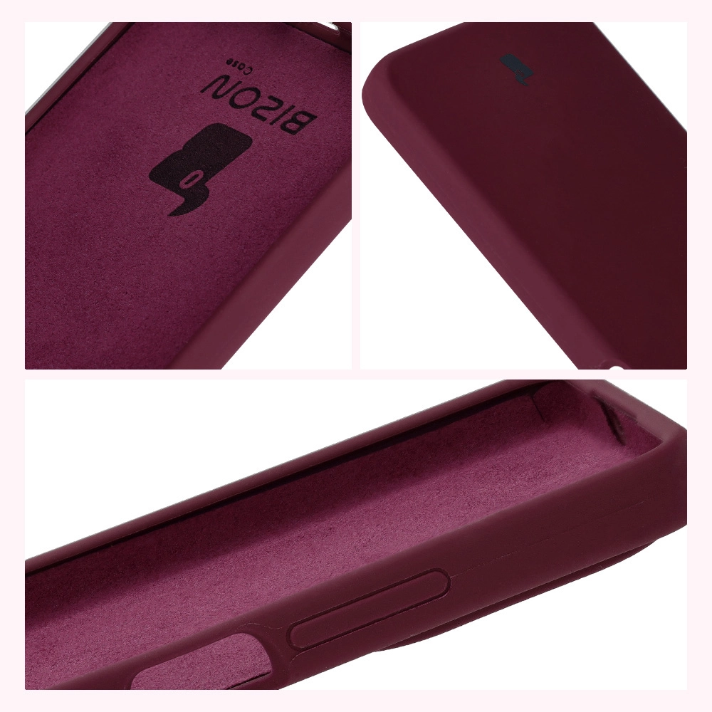 Etui Bizon Silikonowe Soft do Realme C67 4G Ciemno-fioletowy