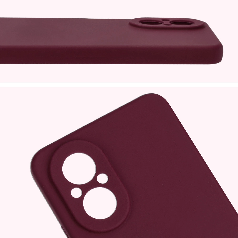 Etui Bizon Silikonowe Soft do Realme C67 4G Ciemno-fioletowy
