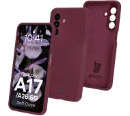 Bizon Soft do Galaxy A26 5G/A17 5G Ciemno-fioletowy