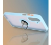 Etui Bizon z uchwytem na palec Hybrid Ring do Galaxy A26 5G Przydymione z jasnoniebieską ramką