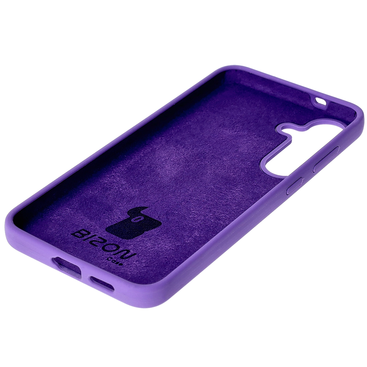 Etui Bizon Silikonowe Soft do Galaxy S25 Plus Fioletowy
