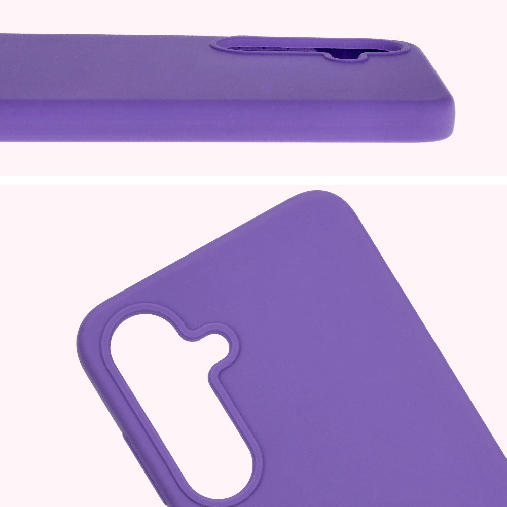 Etui Bizon Silikonowe Soft do Galaxy S25 Plus Fioletowy