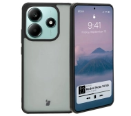 Bizon Angelo do Xiaomi Redmi Note 14 Pro 5G / 14 Pro+ 5G / Poco X7 Przydymione z czarną ramką