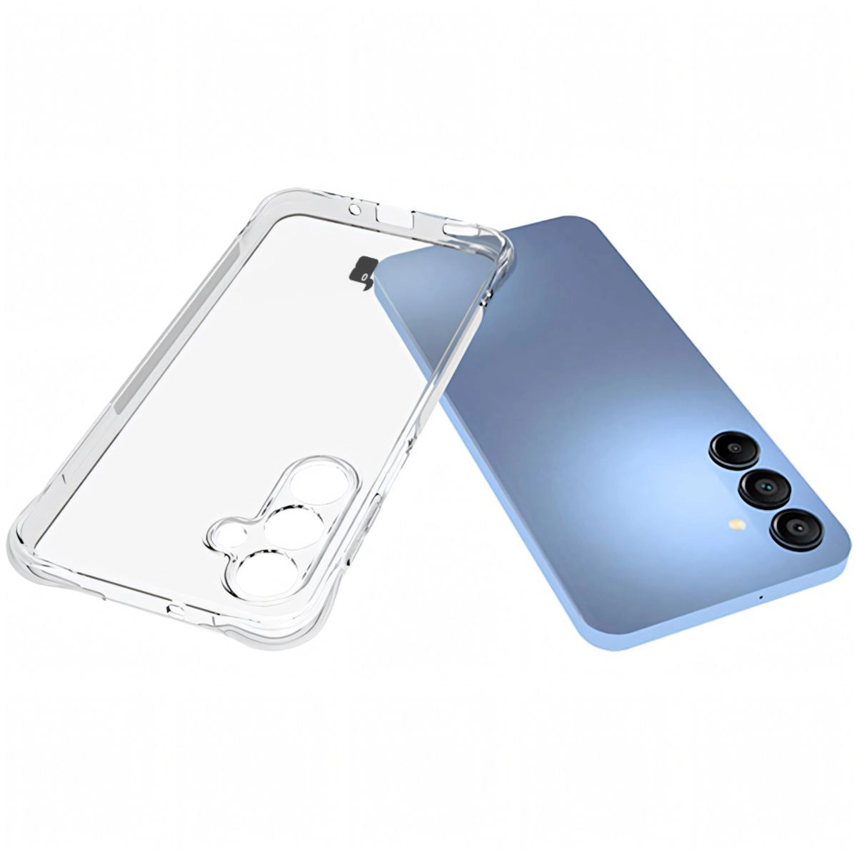 Etui Bizon Elastyczne Salpa do Galaxy A16 4G/5G Przezroczysty