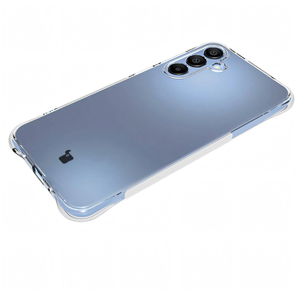 Etui Bizon Elastyczne Salpa do Galaxy A16 4G/5G Przezroczysty