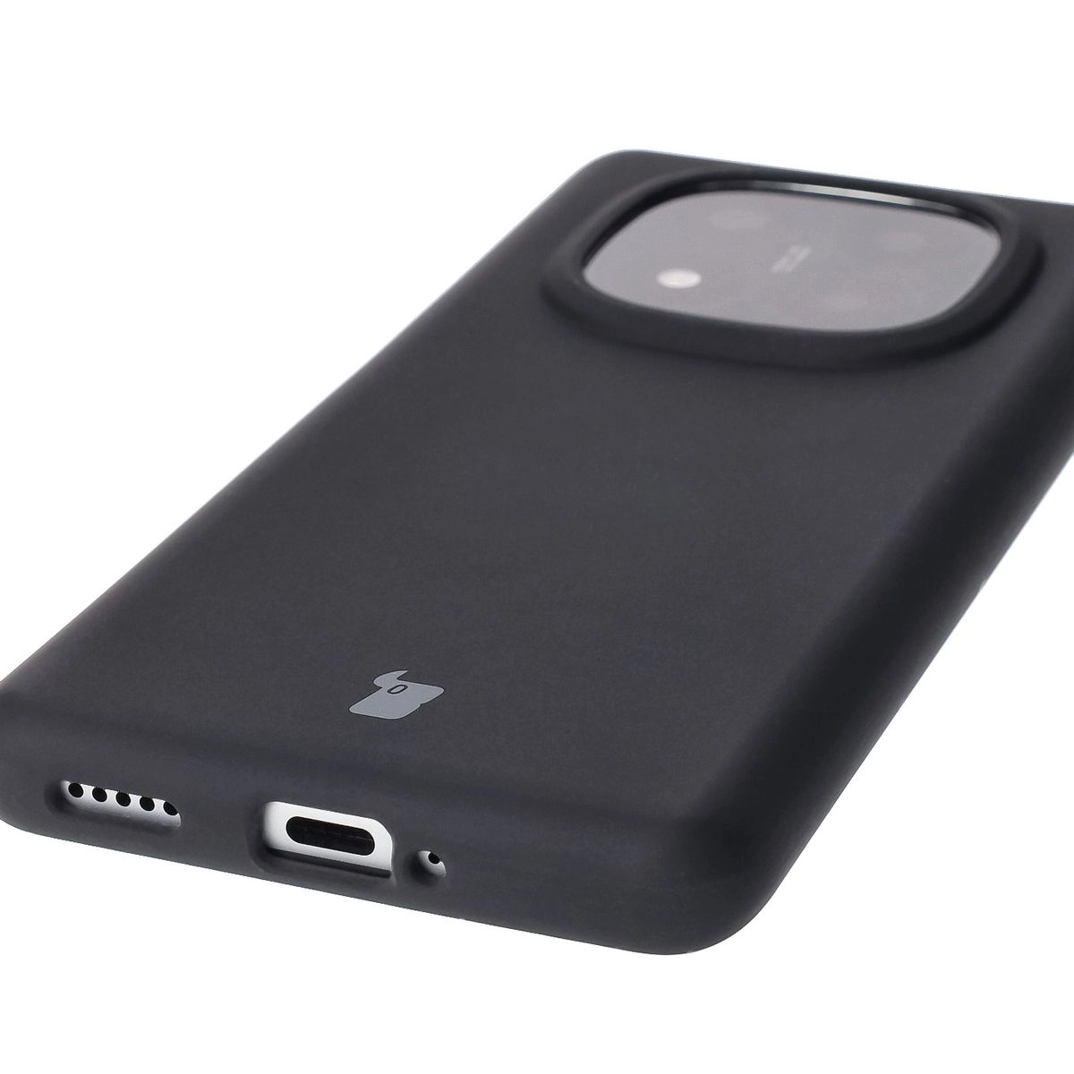 Etui Bizon Silikonowe Soft do Xiaomi Redmi Note 14 Pro Plus 5G Czarny