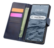Bizon z klapką Pocket do Galaxy S25 Ultra Granatowy