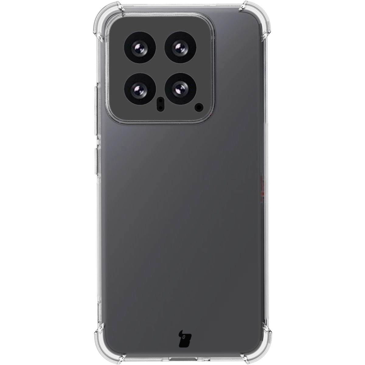 Etui Bizon Elastyczne Salpa do Xiaomi 14 Przezroczysty