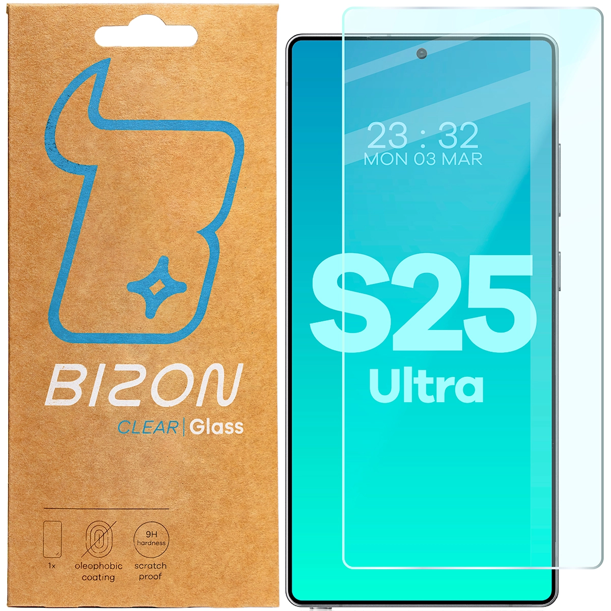 Szkło hartowane Bizon Clear 2 do Galaxy S25 Ultra