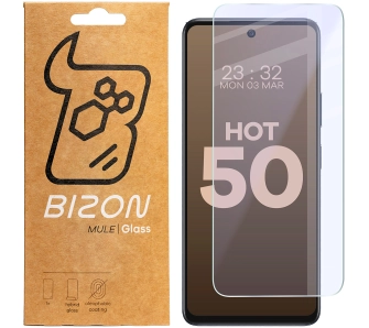 Szkło hybrydowe Bizon elastyczne Mule do Infinix Hot 50 4G