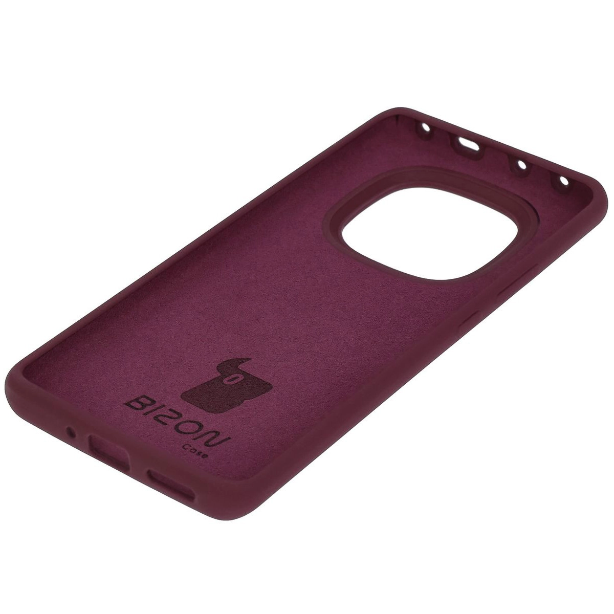 Etui Bizon Silikonowe Soft do Xiaomi Redmi Note 14 Pro 5G/Poco X7 Ciemno-fioletowy