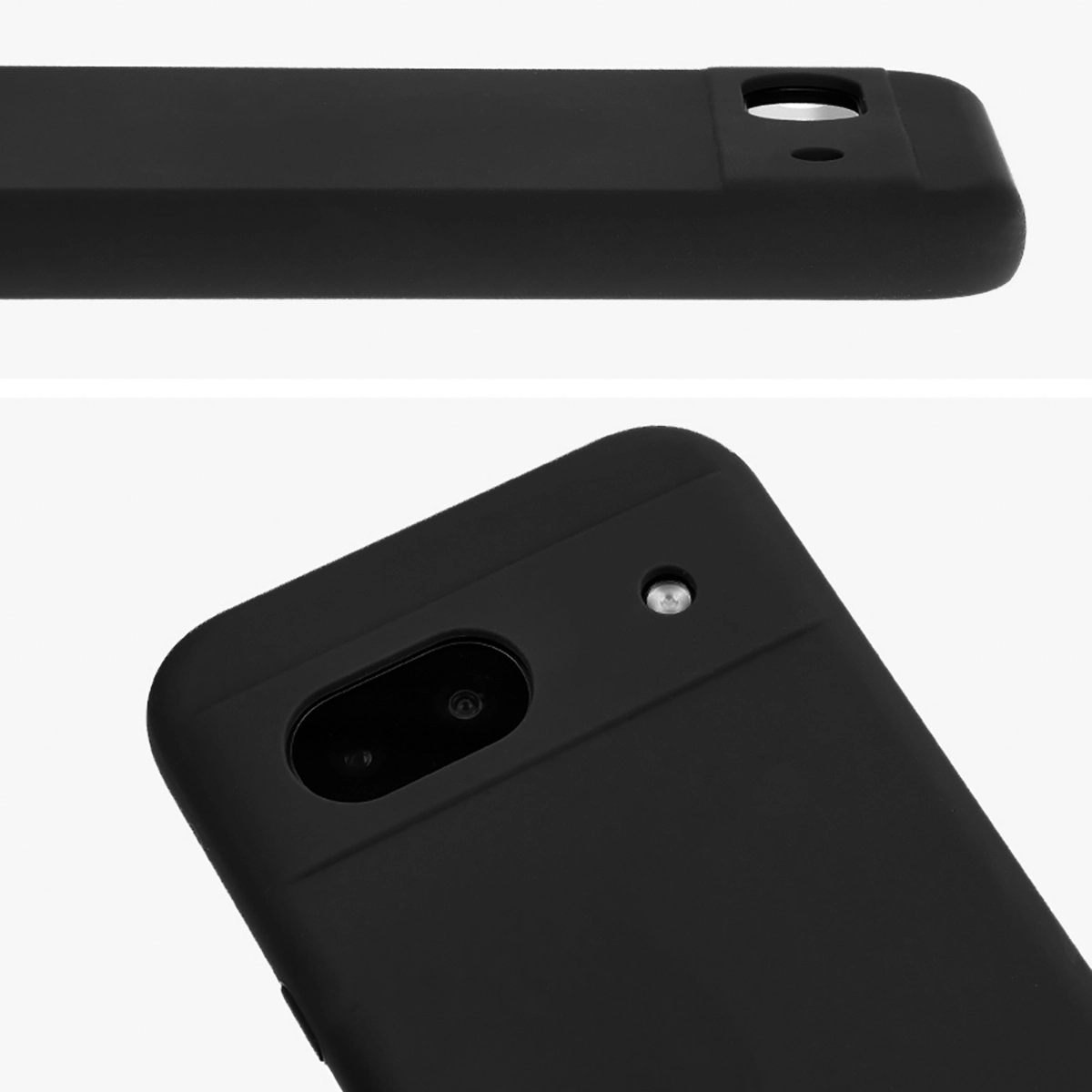 Etui Bizon Silikonowe Soft do Google Pixel 8a Czarny