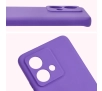 Etui Bizon Silikonowe Soft do Motorola Edge 40 Neo głęboki fiolet