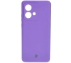 Etui Bizon Silikonowe Soft do Motorola Edge 40 Neo głęboki fiolet